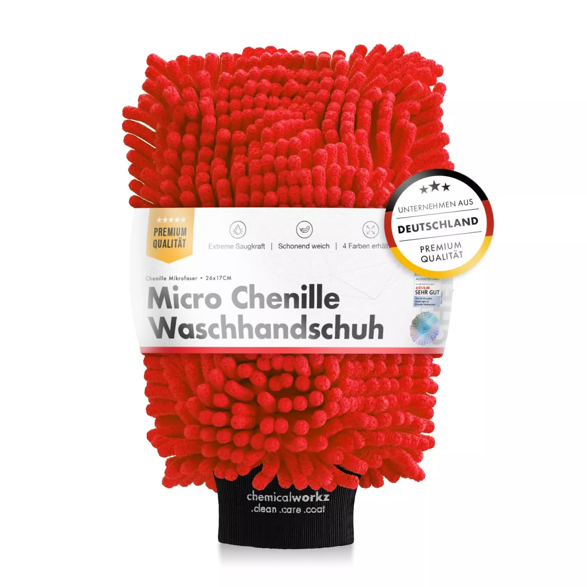 Waschhandschuh Chenille 